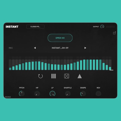 TerminalVST「Instant」直感的なステップ入力でドラムパターンを素早く作成できるシンプルなドラムシーケンサー｜DTMプラグインセール