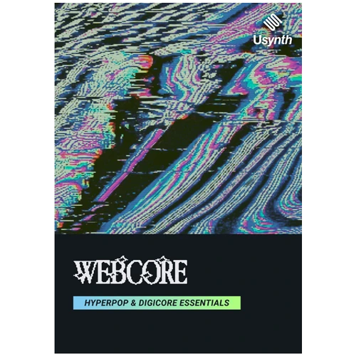 UJAM「Usynth WEBCORE」グリッチ・カオス・ハイエナジーを一瞬で生成！Hyperpop・Digicoreに特化したデジタルシンセ｜DTMプラグインセール