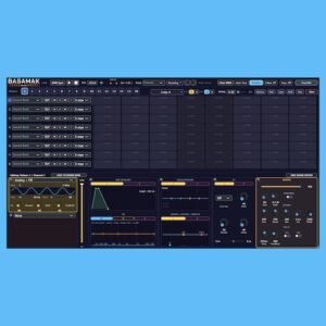 Kanebos9「BASAMAK」豊富なシンセエンジンやサンプラー機能を備えた多機能ドラムシーケンサー｜DTMプラグインセール