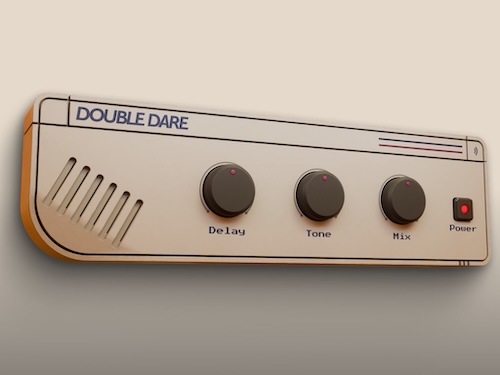 Canvas Audio「Double Dare」3つのコントロールだけで定番のダブルボーカルを作れるシンプルなボーカルプラグイン|DTMプラグインセール