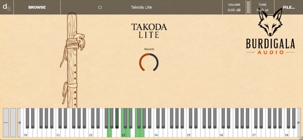 Burdigala Audio「Takoda Lite」本物のネイティブアメリカンフルートを加工せず収録した自然な響きが魅力の無料音源｜DTMプラグインセール