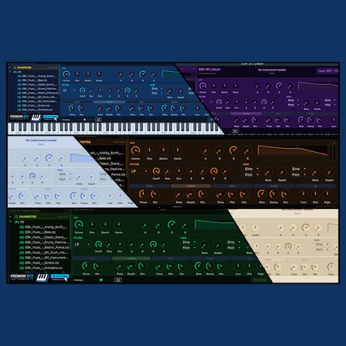DSK Music「DSK SFz Player」FZ・SF2対応、64ボイス再生やライブラリ管理機能を備えた多機能サンプラー｜DTMプラグインセール