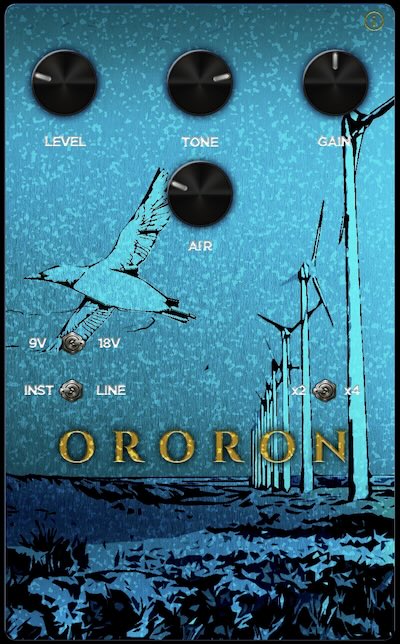 SoundRave「ORORON」自然な弾き心地を実現するコンポーネントモデリング採用オーバードライブ｜DTMプラグインセール