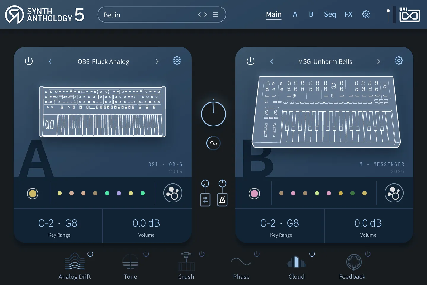 UVI「Synth Anthology 5」6,000以上のプリセット×300機種の実機サウンド!ヴィンテージからモダンまで完全網羅した最強シンセコレクション|DTMプラグインセール