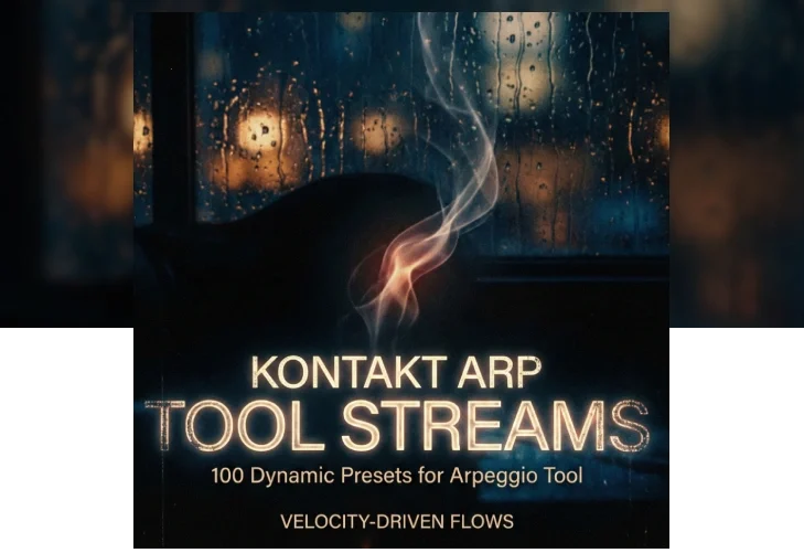 Ocean Swift Synthesis「Kontakt Arp Tool Streams」Kontakt 8のArpeggio Toolをさらに活用できる100種類のアルペジオプリセットを収録したライブラリ|DTMプラグインセール
