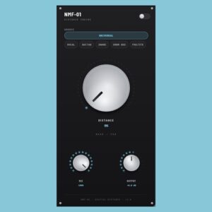 nina-tech「NMF-01 Lite」Distanceノブひとつで音の距離感や奥行きを自然に調整できるWindows向けVST3プラグイン｜DTMプラグインセール