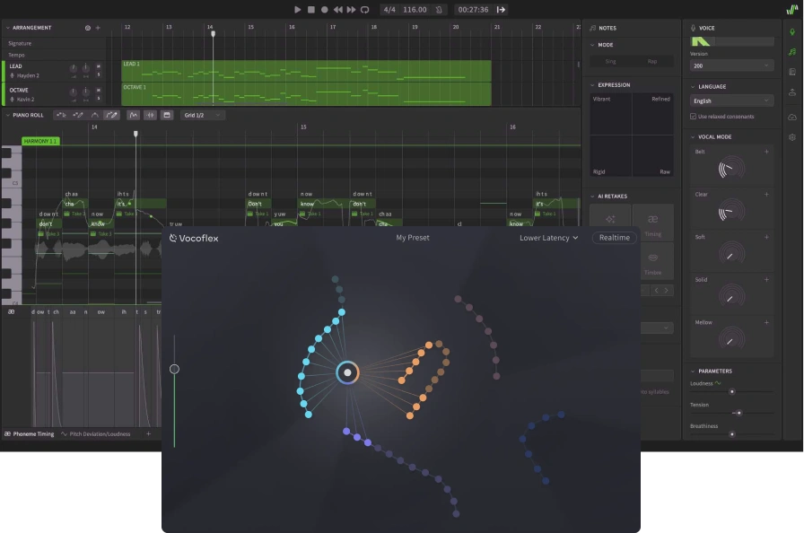 Dreamtonics「Dreamtonics Vocal Creation Bundle」歌声合成・リアルタイムボイスチェンジ・オリジナルボイス制作まで対応するAIボーカル制作環境|DTMプラグインセール