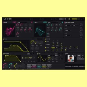 Kaz Ahmed「Lumen」画像を読み込むだけでオリジナルの音色を作れるウェーブテーブルシンセ｜DTMプラグインセール