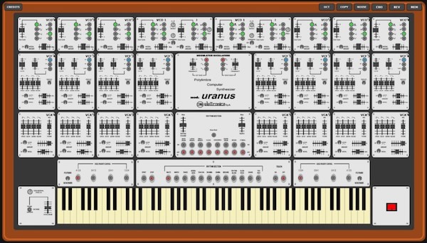 Marcello Colò「CRB Uranus 1 VST」1970年代に5台しか存在しなかった幻のイタリア製シンセを再現した個性派ソフトウェアシンセ｜DTMプラグインセール