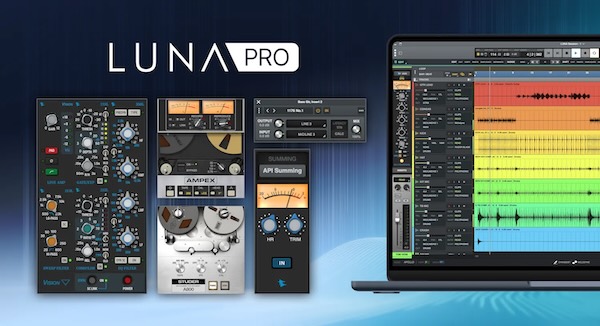 Universal Audio「LUNA Pro Mk 2」AIアシスタントや28種類のUADプラグインを搭載した、アナログサウンドを再現する高機能DAW｜DTMプラグインセール
