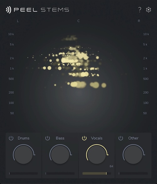 zplane「PEEL STEMS 2」ドラム・ベース・ボーカルを高精度に分離できるAIステム分離ツール|DTMプラグインセール