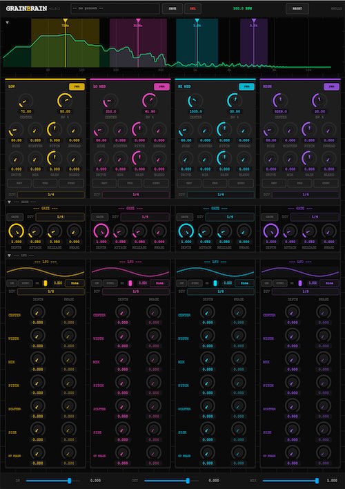 XNULLX「GrainBrain・O2・BUNKA・FOLDSPACE・HALIDE」音作りに役立つ5つの個性派エフェクトプラグイン集｜DTMプラグインセール