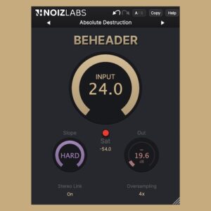 NoizLabs「Beheader」ソフトクリップとハードクリップを自在に切り替え、ダイナミクスを維持しながら音圧を高められるクリッピングプラグイン｜DTMプラグインセール
