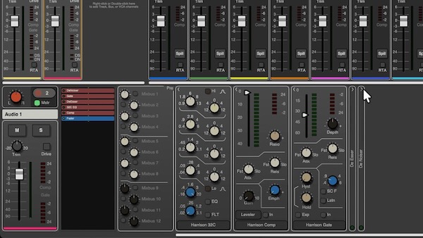 Harrison「Mixbus 12」SSL 9000J EQ＆Dynamicsを全チャンネルに標準搭載！“アナログコンソールそのままの操作感”とDolby Atmos対応DAWの完成形｜DTMプラグインセール