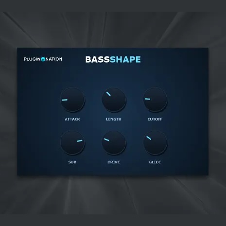 Plugin Nation「BassShape」サブオシレーターやDriveを搭載し、808やEDM向けの重低音を簡単に作れるベースシンセ｜DTMプラグインセール