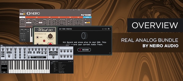 Neiro Audio「Real Analog Bundle」DAWから本物のアナログシンセやスプリングリバーブを操作できる革新的なプラグインバンドル｜DTMプラグインセール