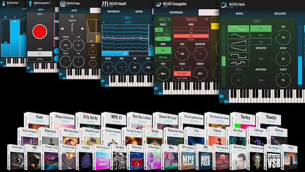 BLEASS「All Synths Bundle」5種類のシンセサイザーと高機能アルペジエーターを収録！アナログ・FM・ウェーブテーブル・サンプルベースまで網羅したオールインワンシンセバンドル｜DTMプラグインセール
