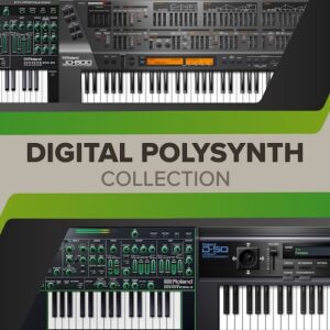 Roland「Digital Polysynth Collection」ビンテージデジタルサウンドから現代的なシンセサウンドまで対応！D-50・JD-800・SYSTEM-1・SYSTEM-8を収録したデジタルシンセバンドル｜DTMプラグインセール