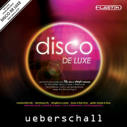 Ueberschall「Disco De Luxe」生演奏によるベース・ドラム・ストリングス・ブラスを収録したヴィンテージディスコ向け音源|DTMプラグインセール