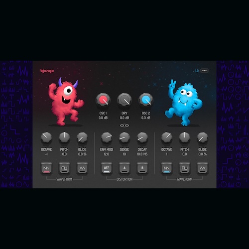 Bjango「Double Freak」入力音のピッチに追従する2基のオシレーターで個性的なシンセサウンドを作れるデュアルオシレーター｜DTMプラグインセール