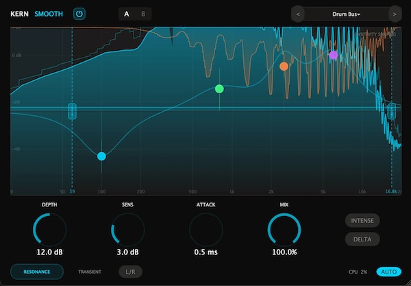 KERN Audio「KERN Bundle」共鳴抑制・倍音付加・ステレオ拡張・ダイナミクス処理・位相チェックまで対応する5種類のプラグインバンドル｜DTMプラグインセール