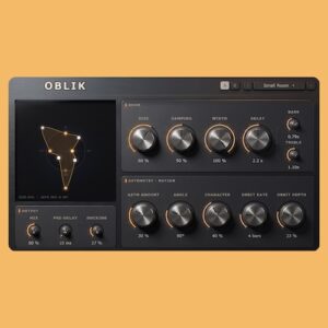 Oblik Audio「Oblik」空間の形を自由に変形・回転させて動きのある響きを生み出せる新発想のリバーブプラグイン｜DTMプラグインセール