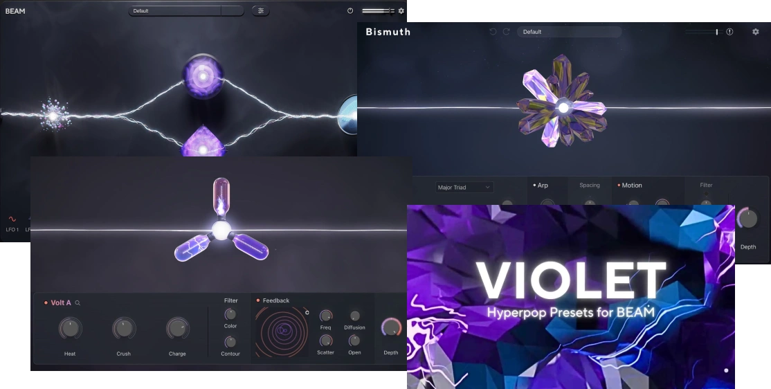 Lunacy「Virtual Riot Bundle」BEAM・Bismuth・Voltを収録！モジュラー型マルチエフェクトやディストーションを活用して個性的なサウンドを作れるプラグインバンドル｜DTMプラグインセール