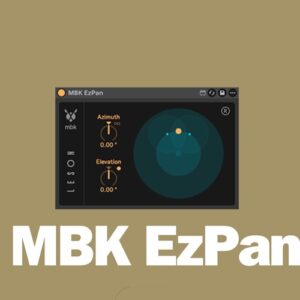 LESON by Music Unit「MBK EzPan for Live」Ableton Liveで音を自然な3D空間へ配置できるシンプルなバイノーラルパンナー｜DTMプラグインセール