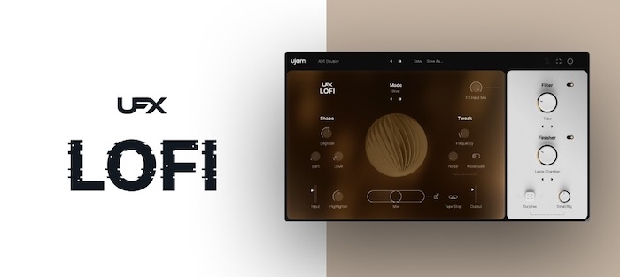 UJAM「UFX LOFI」壊れているほど美しい!テープ・ビニール・ビットクラッシュまで網羅した20種類のローファイ加工プラグイン|DTMプラグインセール