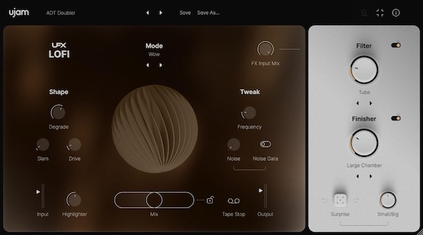 UJAM「UFX LOFI」壊れているほど美しい!テープ・ビニール・ビットクラッシュまで網羅した20種類のローファイ加工プラグイン|DTMプラグインセール