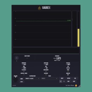 Remi Blaze「Gaugex」SpotifyやApple Musicなど配信サービス向けのラウドネス管理やレベル調整ができるマスタリングプラグイン｜DTMプラグインセール