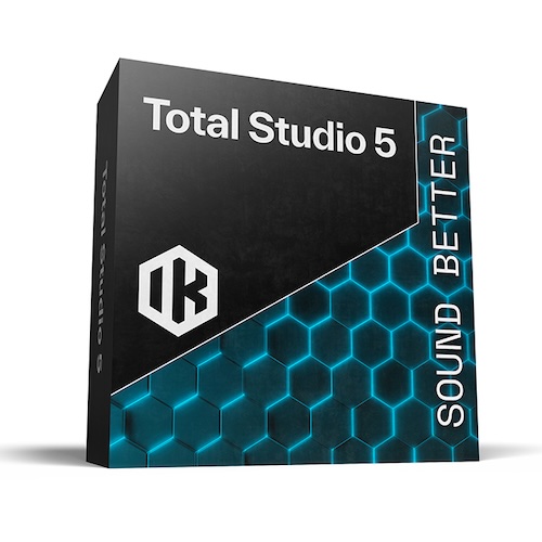 IK Multimedia「Total Studio 5」ピアノ・オーケストラ・ギター・ベース・ミックス・マスタリングまで対応！3,000種類以上の音源と300種類以上のエフェクトを収録したオールインワン音楽制作バンドル｜DTMプラグインセール