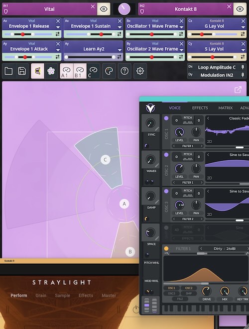 Essession「TouchMod IN」VST3音源を最大8パラメーターまで同時操作できるマルチタッチ対応プラグイン|DTMプラグインセール