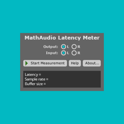 MathAudio「Latency Meter」オーディオインターフェースのRound-Trip Latency（RTL）を0.01msの高精度で測定できる無料プラグイン｜DTMプラグインセール