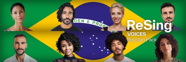 IK Multimedia「ReSing Voices Brazilian Pack」ブラジル・ポルトガル語の歌声とナレーションを自然に制作できる拡張パック｜DTMプラグインセール