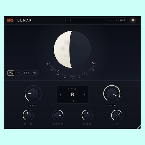 RIPPLES「Lunar」自然なステレオの広がりから個性的なモジュレーションまで作れる無料フェイザープラグイン｜DTMプラグインセール