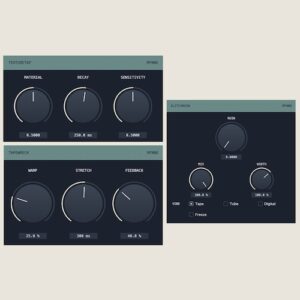 MFKNE「GLITCHRUIN・TAPEWRECK・TEXTURETAP」グリッチ加工・テープエコー・質感レイヤーで音作りの幅を広げるVST3プラグイン3製品｜DTMプラグインセール