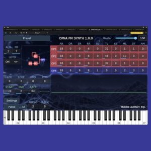 ぴこぴこ機構「OPNA FM Synth - YM2608 VST Plugin」PC-88・PC-98時代のYM2608サウンドを現代のDAWで再現できるVST3シンセサイザー｜DTMプラグインセール