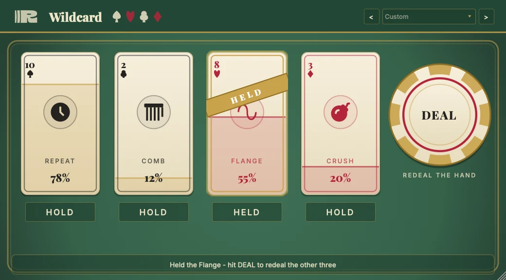 RIPPLES「Wildcard」ピッチワープ・タイムワープ・グリッチ・フリーズを1つで楽しめる無料エフェクトプラグイン|DTMプラグインセール