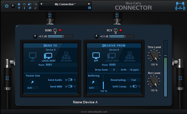 Blue Cat Audio「Blue Cat's Connector」DAWの制限を超える仮想ケーブル！複数PC・複数アプリ間でオーディオ＆MIDIをリアルタイム接続｜DTMプラグインセール