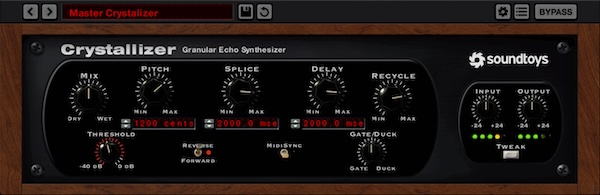 Soundtoys「Crystallizer」音を幻想的な空間へ変貌させる魔法のエフェクト!ピッチシフト×リバースエコー×グラニュラー処理で生まれる異次元サウンド|DTMプラグインセール