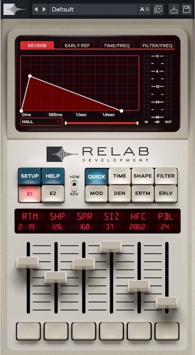 Relab Development「LX480 Dual-Engine Reverb V4」伝説の480Lリバーブを再現！デュアルエンジン構造と進化したアルゴリズムが生み出す自然で奥行きのあるサウンド｜DTMプラグインセール