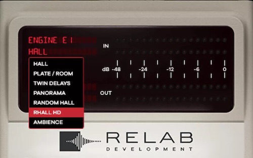 Relab Development「LX480 Dual-Engine Reverb V4」伝説の480Lリバーブを再現！デュアルエンジン構造と進化したアルゴリズムが生み出す自然で奥行きのあるサウンド｜DTMプラグインセール