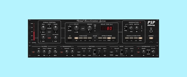 PSP Audioware「PSP BBDelay」BBDチップのアナログ特性と揺らぎを再現する進化系ディレイ＆アンビエンスプラグイン｜DTMプラグインセール