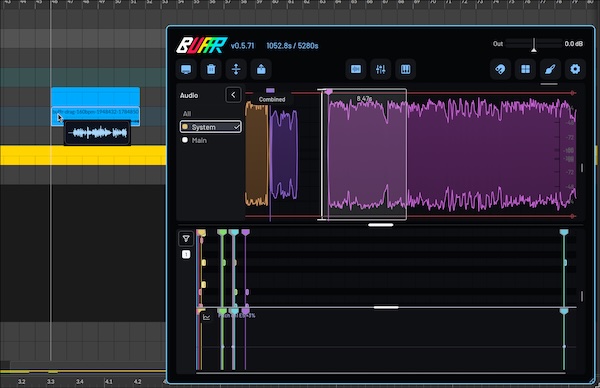 Matari Audio「BUFFR beta」最大120分のオーディオ・MIDI履歴を保存できる録音支援プラグイン|DTMプラグインセール