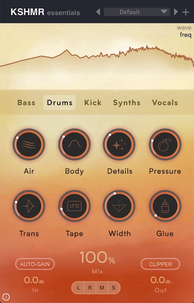 W. A. Production「KSHMR Essentials」Bass・Drums・Kick・Synth・Vocalsを効率よく仕上げられるオールインワン・マルチエフェクトプラグイン|DTMプラグインセール