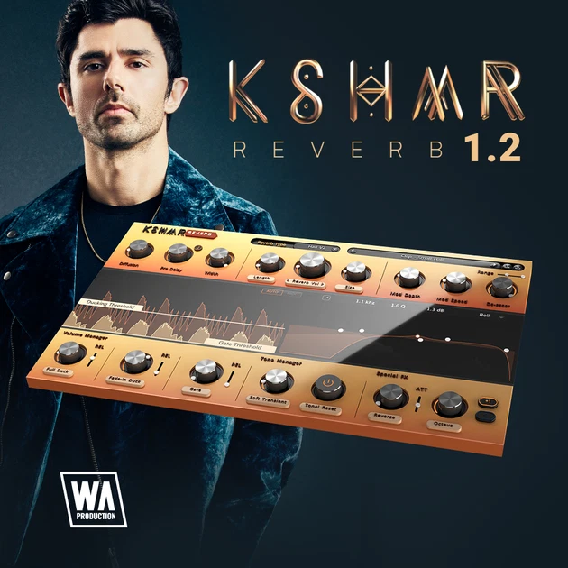 W. A. Production「KSHMR Reverb 1.2」ダッキングやTonal Reset、6バンドEQなど音作りを支える機能搭載！リバーブテールを自在にコントロールできる多機能リバーブ｜DTMプラグインセール