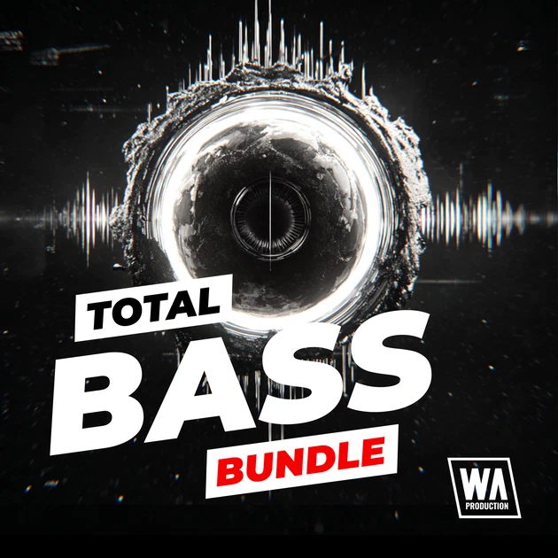 W. A. Production「Total Bass Bundle」Deep Sub BassからGrowl Bass、Reese Bassまで揃う894種類のベース素材を収録したサンプルバンドル｜DTMプラグインセール