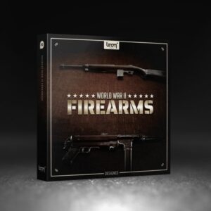 BOOM Library「WORLD WAR II FIREARMS – DESIGNED – FREE SOUNDS」第二次世界大戦のリアルな銃声や操作音を無料で体験できるサウンドライブラリ｜DTMプラグインセール