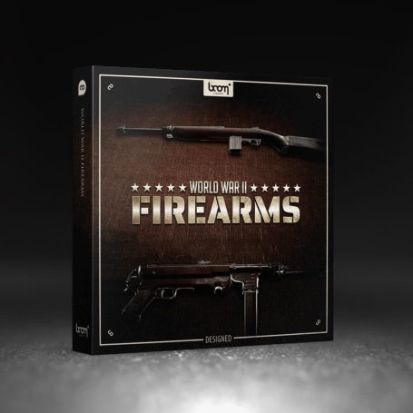 BOOM Library「WORLD WAR II FIREARMS – DESIGNED – FREE SOUNDS」第二次世界大戦のリアルな銃声や操作音を無料で体験できるサウンドライブラリ｜DTMプラグインセール